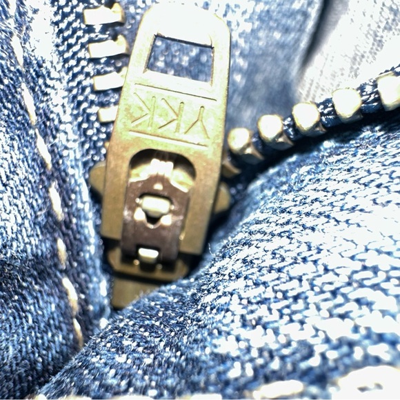 Ed Hardy Straight Leg Jeans with Embroidered Design - Picture 11 of 13